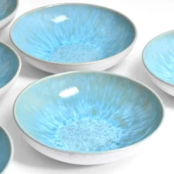 Assiettes Creuses|Céladon Paris Assiette creuse | Bleu água