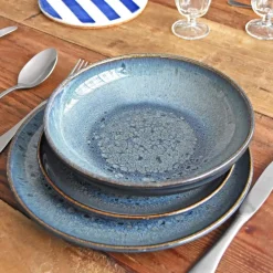 Assiettes Creuses|Céladon Paris Assiette creuse | Bleu marin