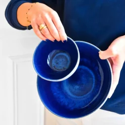 Assiettes Creuses|Céladon Paris Assiette creuse | Bleu odyssée