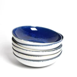 Assiettes Creuses|Céladon Paris Assiette creuse | Bleu odyssée