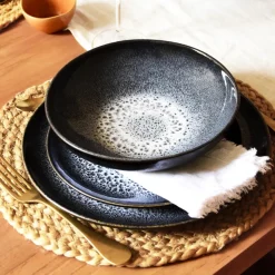 Assiettes Creuses|Céladon Paris Assiette creuse | Noir écume