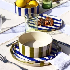 Assiettes Creuses|Céladon Paris Assiette creuse | Vert Linhas