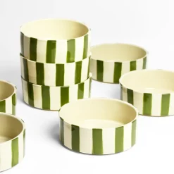 Assiettes Creuses|Céladon Paris Assiette creuse | Vert Linhas