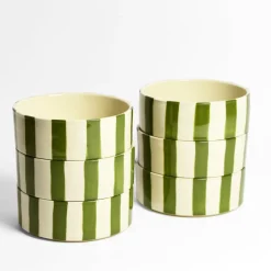 Assiettes Creuses|Céladon Paris Assiette creuse | Vert Linhas