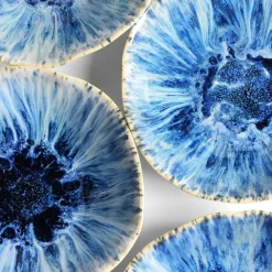 Assiettes Creuses|Céladon Paris Assiette creuse Onda | Bleu écume