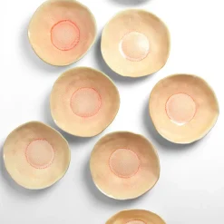 Assiettes Creuses|Céladon Paris Assiette creuse Onda | Corail doré