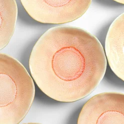 Assiettes Creuses|Céladon Paris Assiette creuse Onda | Corail doré
