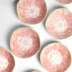 Assiettes Creuses|Céladon Paris Assiette creuse Onda | Rose anémone