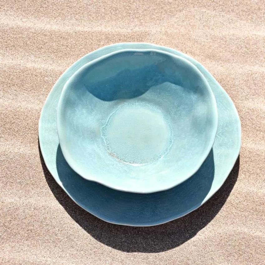 Assiettes Creuses|Céladon Paris Assiette creuse Onda | Vert d'eau