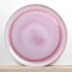 Plats Et Saladiers|Assiettes Plates|Céladon Paris Assiette de présentation | Rose minéral