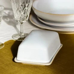 Beurriers & Coquetiers|Céladon Paris Beurrier | Blanc nacré