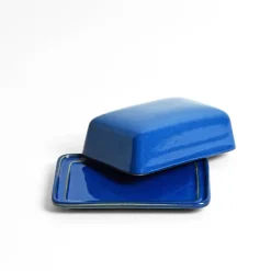 Beurriers & Coquetiers|Céladon Paris Beurrier | Bleu majestueux