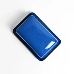 Beurriers & Coquetiers|Céladon Paris Beurrier | Bleu majestueux
