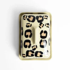 Beurriers & Coquetiers|Céladon Paris Beurrier | Léopard