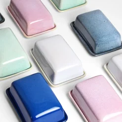 Beurriers & Coquetiers|Céladon Paris Beurrier | Rose minéral