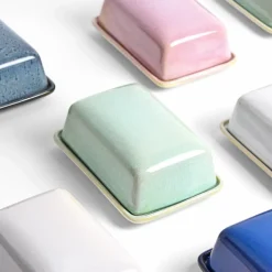 Beurriers & Coquetiers|Céladon Paris Beurrier | Vert minéral