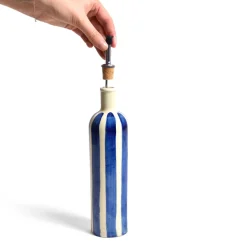 Bouteilles D'Huile|Céladon Paris Bouteille d'huile | Bleu Linhas