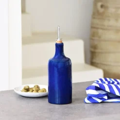 Bouteilles D'Huile|Céladon Paris Bouteille d'huile | Bleu majestueux