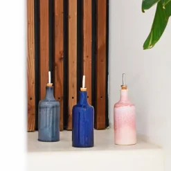 Bouteilles D'Huile|Céladon Paris Bouteille d'huile | Bleu marin