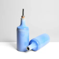 Bouteilles D'Huile|Céladon Paris Bouteille d'huile | Bleu minéral