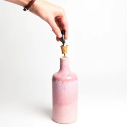 Bouteilles D'Huile|Céladon Paris Bouteille d'huile | Rose minéral