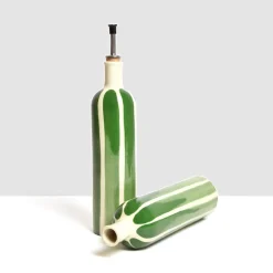Bouteilles D'Huile|Céladon Paris Bouteille d'huile | Vert Linhas