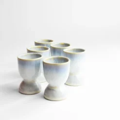 Beurriers & Coquetiers|Céladon Paris Coquetier | Blanc glacier