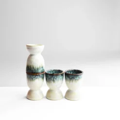 Beurriers & Coquetiers|Céladon Paris Coquetier | Bleu mer