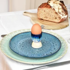 Beurriers & Coquetiers|Céladon Paris Coquetier | Bleu roi