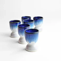 Beurriers & Coquetiers|Céladon Paris Coquetier | Bleu roi