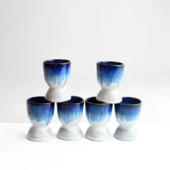 Beurriers & Coquetiers|Céladon Paris Coquetier | Bleu roi