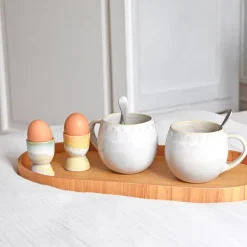 Beurriers & Coquetiers|Céladon Paris Coquetier | Jaune sable