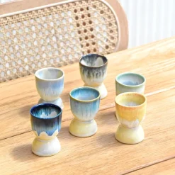 Beurriers & Coquetiers|Céladon Paris Coquetier | Jaune sable