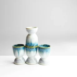 Beurriers & Coquetiers|Céladon Paris Coquetier | Vert de mer