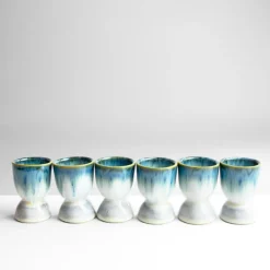 Beurriers & Coquetiers|Céladon Paris Coquetier | Vert de mer