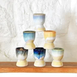 Beurriers & Coquetiers|Céladon Paris Coquetier | Vert de mer