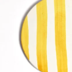 Dessous De Plat|Céladon Paris Dessous de plat | Jaune Linhas