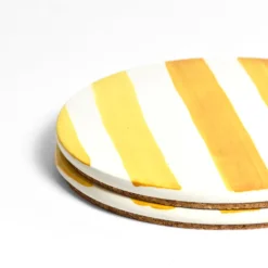 Dessous De Plat|Céladon Paris Dessous de plat | Jaune Linhas