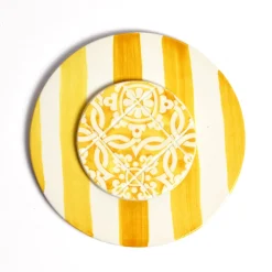 Dessous De Plat|Céladon Paris Dessous de plat | Jaune Linhas