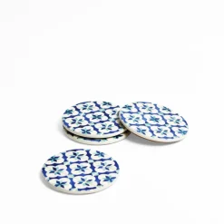 Dessous De Verre|Céladon Paris Dessous de verre | Bleu & Vert d'eau Azulejos