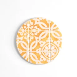 Dessous De Verre|Céladon Paris Dessous de verre | Jaune Azulejos