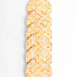 Dessous De Verre|Céladon Paris Dessous de verre | Jaune Azulejos