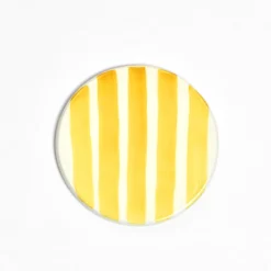 Dessous De Verre|Céladon Paris Dessous de verre | Jaune Linhas