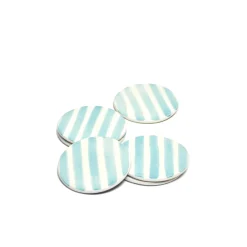 Dessous De Verre|Céladon Paris Dessous de verre | Vert d'eau Linhas