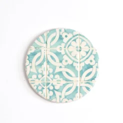 Dessous De Verre|Céladon Paris Dessous de verre | Vert d'eau Azulejos