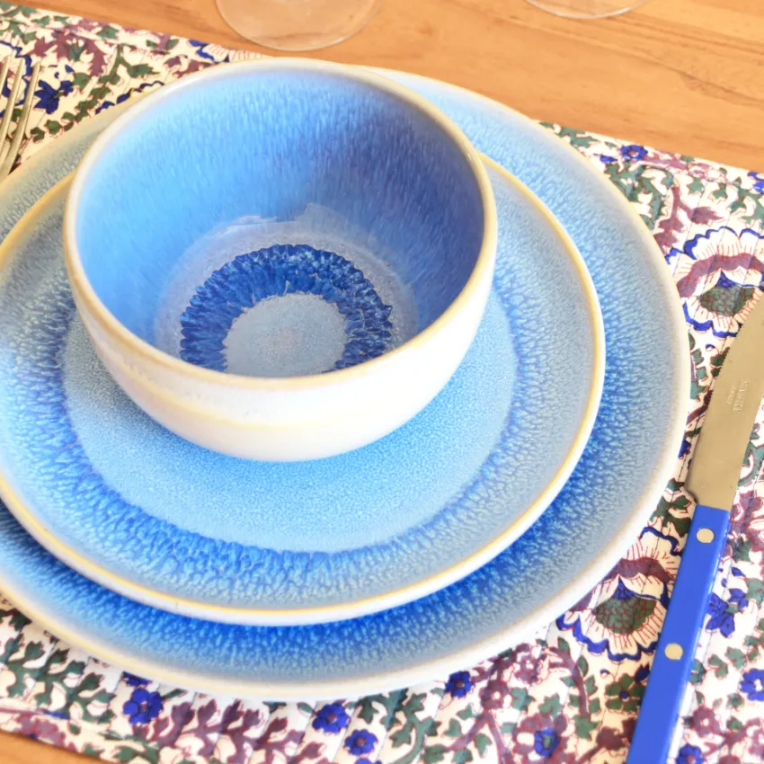 Bols|Céladon Paris Grand bol | Bleu minéral