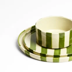 Bols|Céladon Paris Grand bol | Vert Linhas