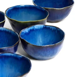 Bols|Céladon Paris Grand bol Onda | Bleu abyssal