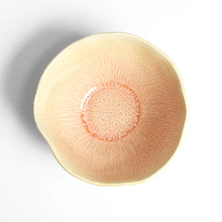 Bols|Céladon Paris Grand bol Onda | Corail doré