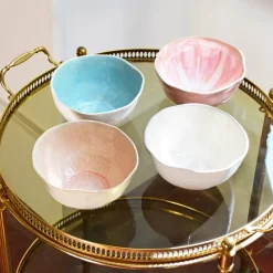 Bols|Céladon Paris Grand bol Onda | Corail doré